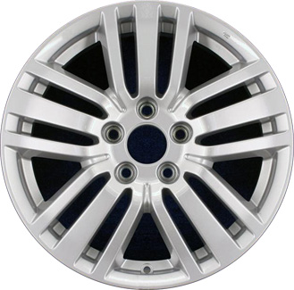 Honda Crosstour 2012-2015 powder coat silver 17x6.5 aluminum wheels or rims. Hollander part number ALY64043, OEM part number 42700TY4A91.