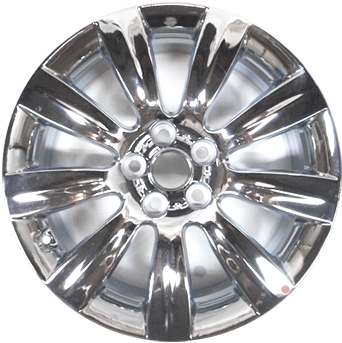 Hyundai Equus 2011-2013 chrome 18x7.5 aluminum wheels or rims. Hollander part number ALY70833, OEM part number 529103N151.
