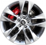ALY70842U78 Hyundai Genesis Coupe Wheel/Rim Hyper Silver #529102M330