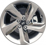 ALY70844U Hyundai Veloster Wheel/Rim Hyper Silver #529052V350