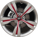 ALY70813U78 Hyundai Veloster Wheel/Rim Hyper Silver #529102V250