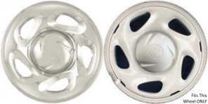 IMP-19X Toyota Tundra, Sequoia Chrome Wheel Skins (Hubcaps/Wheelcovers) 16 Inch Set