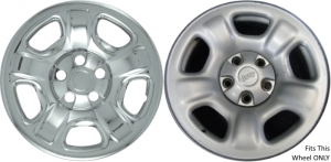 IMP-40X Jeep Liberty Chrome Wheelskins (Hubcaps/Wheelcovers) 16 Inch Set