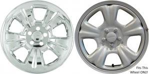 IMP-52X Subaru Forester Chrome Wheel Skins (Hubcaps/Wheelcovers) 16 Inch Set