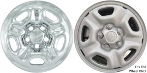 IMP-66X/5945PC Toyota Tacoma Chrome Wheel Skins (Hubcaps/Wheelcovers) 15 Inch Set