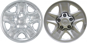 IMP-77X/8000PC Toyota Tundra Chrome Wheel Skins (Hubcaps/Wheelcovers) 18 Inch Set