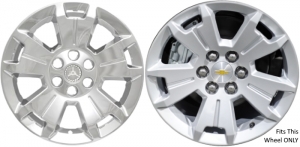 IMP-405X Chevrolet Colorado Chrome Wheel Skins (Hubcaps/Wheelcovers) 17 Inch Set