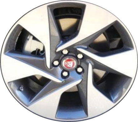 Jaguar I-Pace 2019-2021 charcoal machined 20x8.5 aluminum wheels or rims. Hollander part number ALY60002U30, OEM part number T4K2254.