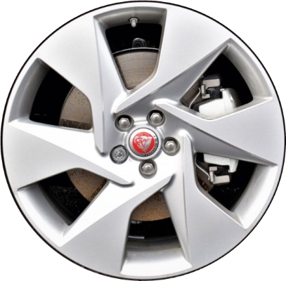 Jaguar I-Pace 2019-2021 powder coat silver 20x8.5 aluminum wheels or rims. Hollander part number ALY60002U20/60003, OEM part number T4K2252.