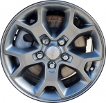 ALY9218U78 Jeep Wrangler Wheel/Rim Carbon Grey Painted #6BZ39TRMAA