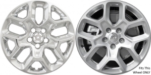 IMP-386X Jeep Renegade Chrome Wheel Skins (Hubcaps/Wheelcovers) 17 Inch Set