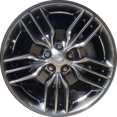 Lexus CT200h 2011-2017 powder coat hyper silver 17x7 aluminum wheels or rims. Hollander part number ALY74256/74300, OEM part number PTR20-76110.
