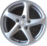 ALY5714 Chevrolet Malibu Wheel/Rim Silver Painted #22969719