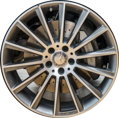 Mercedes-Benz GLC300 2016-2023, GLC350e 2020-2021, GLC43 2017-2019 grey or black machined 20x8.5 aluminum wheels or rims. Hollander part number 85484U, OEM part number Not Yet Known.