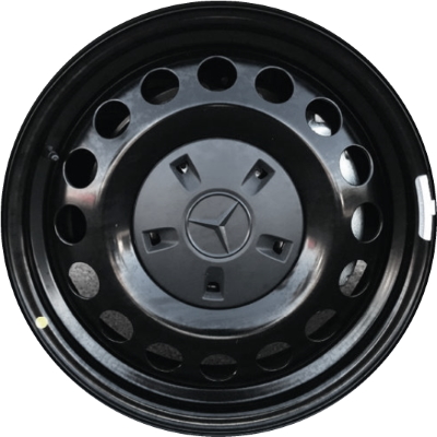 Mercedes-Benz Metris 2016-2023 powder coat black 17x6.5 steel wheels or rims. Hollander part number STL85509U45HH, OEM part number Not Yet Known.