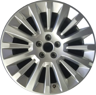 Lincoln MKT 2010-2012 powder coat silver 19x8 aluminum wheels or rims. Hollander part number ALY3823, OEM part number BE9Z1007B.