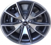 ALY10037U30.LC73 Ford Mustang Wheel/Rim Charcoal Machined #FR3Z1007K