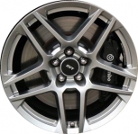 ALY3913 Ford Mustang Shelby GT500 Wheel/Rim Smoked Hyper Silver #BR3Z1007L