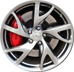 ALY62586 Nissan 370Z Wheel/Rim Smoked Hyper Silver #D0C003GY4A