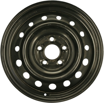 Nissan Altima 2019-2024 powder coat black 16x7 steel wheels or rims. Hollander part number STL62782, OEM part number 40300-6CA0B.