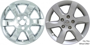 IMP-338X Nissan Altima Chrome Wheel Skins (Hubcaps/Wheelcovers) 16 Inch Set
