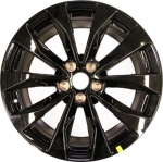 ALY62723U46 Nissan Maxima Wheel/Rim Black Painted #T98W14RA6E