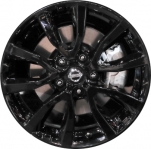 ALY62746U45 Nissan Rogue Wheel/Rim Black Painted #403006FL2B