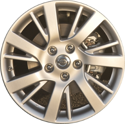 Nissan Sentra 2013-2016 powder coat silver 17x6.5 aluminum wheels or rims. Hollander part number ALY62601, OEM part number 403003RC1E, 403003RC2D.