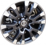 ALY62751 Nissan Titan Wheel/Rim Charcoal Machined #40300EZ40C