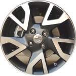 ALY62780 Nissan Versa Wheel/Rim Charcoal Machined #403009MB0A