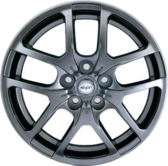 Scion xB 2008-2015 powder coat charcoal 17x7 aluminum wheels or rims. Hollander part number ALY69551, OEM part number PT90452082.