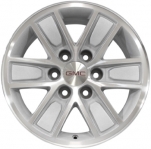 ALY5654 GMC Sierra 1500 Wheel/Rim Silver Machined #20937773