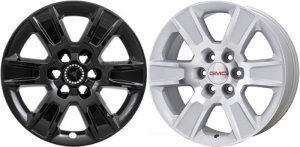 IMP-426BLK GMC Sierra 1500 Black Wheel Skins (Hubcaps/Wheelcovers) 20 Inch Set