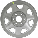 STL5659 Chevrolet Silverado, GMC Sierra Wheel/Rim Steel Silver #20942019