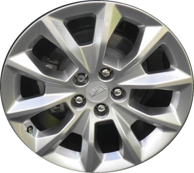 Cadillac CTS 2014-2019 powder coat silver 19x8.5 aluminum wheels or rims. Hollander part number ALY4751U20, OEM part number 19302647.