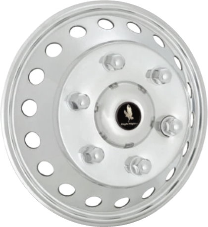 Dodge Sprinter 2500 2007-2011, Stainless Steel Hubcaps, Wheel Covers, Simulators and Liners for 16 Inch Steel Wheels. Part Number JSS166-14.