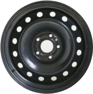 Dodge Ram 1500 2002-2018 powder coat black 20x8 steel wheels or rims. Hollander part number STL2166/2459, OEM part number 5290568AA, 52110456AA.