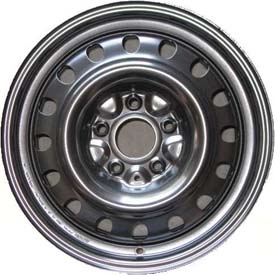 Chrysler Pacifica 2004-2008 powder coat black 17x7.5 steel wheels or rims. Hollander part number STL9048/2256, OEM part number Not Yet Known.