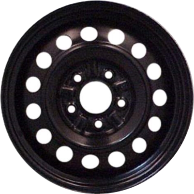Mitsubishi Galant 1999-2003 powder coat black 15x6 steel wheels or rims. Hollander part number STL65767, OEM part number Not Yet Known.