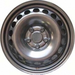 Used STL69933 Volkswagen Tiguan Wheel/Rim Steel Black #7N0601027A03C