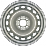 STL85463 Smart ForTwo Wheel/Rim Steel Silver #4534010300