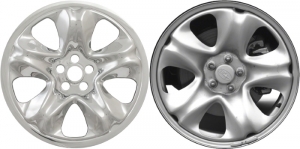 IMP-95X Subaru Forester Chrome Wheel Skins (Hubcaps/Wheelcovers) 17 Inch Set