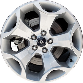 Ford Taurus 2010-2012 powder coat silver 19x8 aluminum wheels or rims. Hollander part number ALY3818U20.LS07, OEM part number AG1Z1007F, BG1Z1007E.
