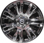 Used ALY62728 Nissan Titan XD Wheel/Rim Dark Chrome #40300EZ00D