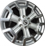 ALY62727U10 Nissan Titan XD Wheel/Rim Silver Machined #40300EZ00B