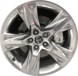 ALY75163U89 Toyota Highlander Wheel/Rim Platinum Clad #4260D0E010