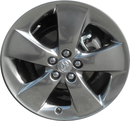 Toyota Prius 2013-2015 powder coat hyper grey 17x7 aluminum wheels or rims. Hollander part number ALY69568HH, OEM part number 4261147170, 4261147200.