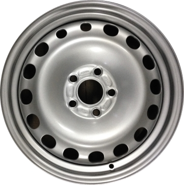 Ford Transit Connect 2014-2023 powder coat silver 16x6.5 steel wheels or rims. Hollander part number STL3974U20, OEM part number DT1Z-1007-A.