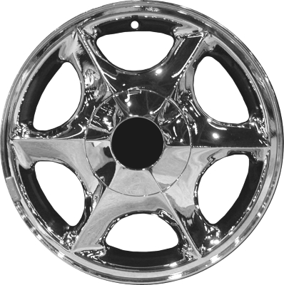 Oldsmobile Aurora 2001-2002 chrome 16x7 aluminum wheels or rims. Hollander part number ALY6040, OEM part number Not Yet Known.