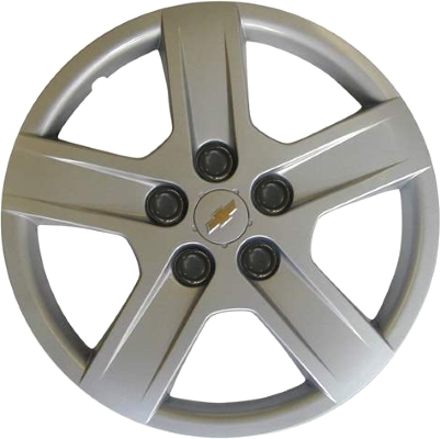 Chevrolet Equinox 2005-2006, Plastic 5 Spoke, Single Hubcap or Wheel Cover For 16 Inch Steel Wheels. Hollander Part Number H3254.